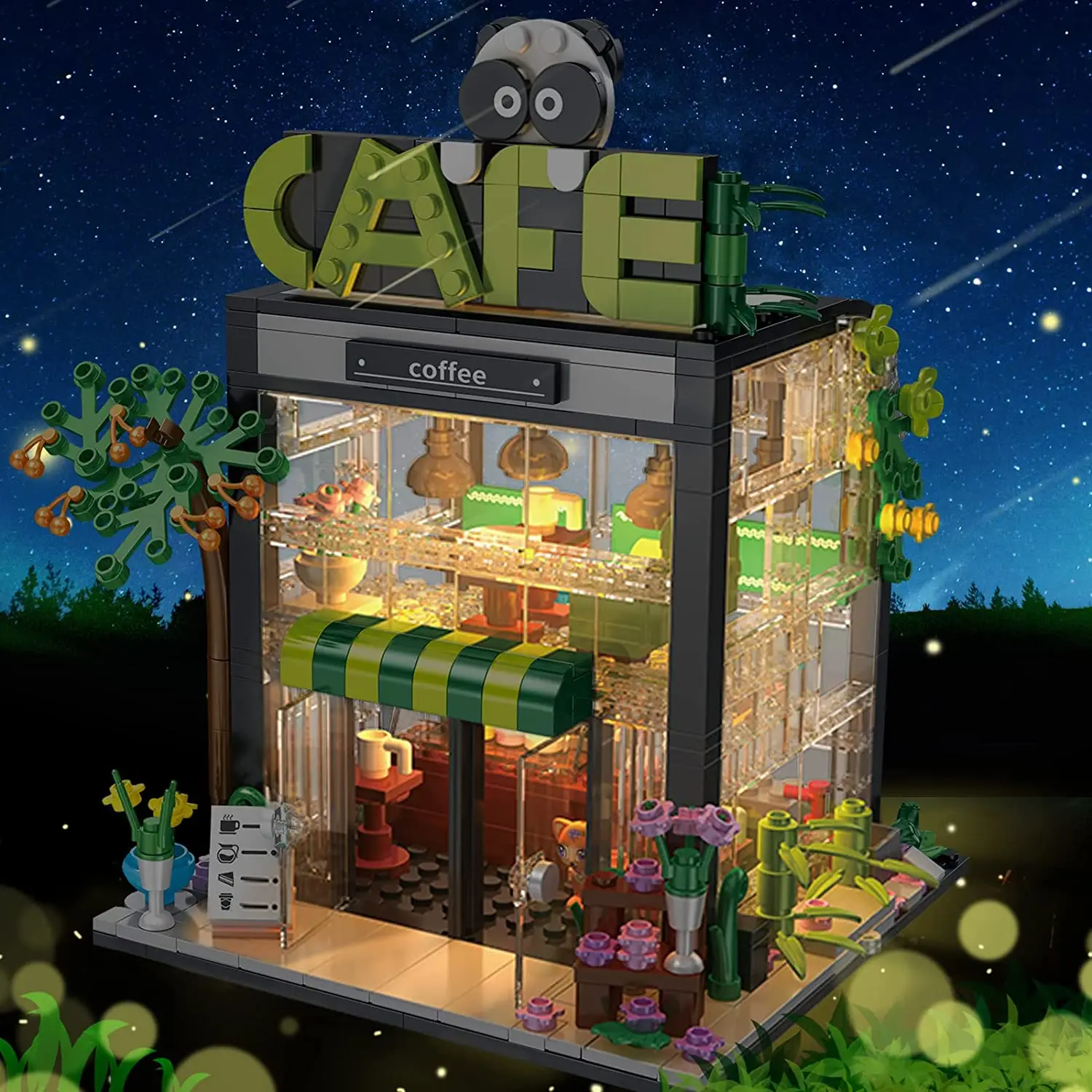 Kids Toys Stores - اللبنات الإبداعية زهرة باقة مخزن منزل