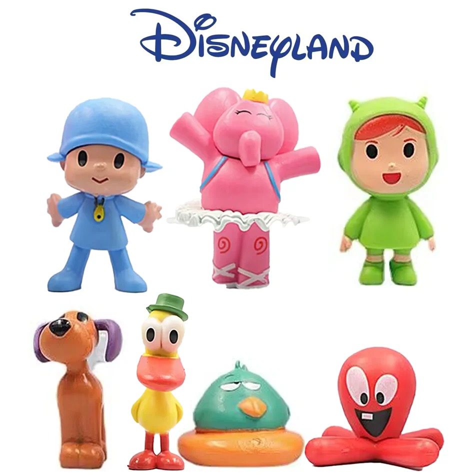 Kids Toys Elephant - مجموعة من 7 قطع شخصيات بوكويو
