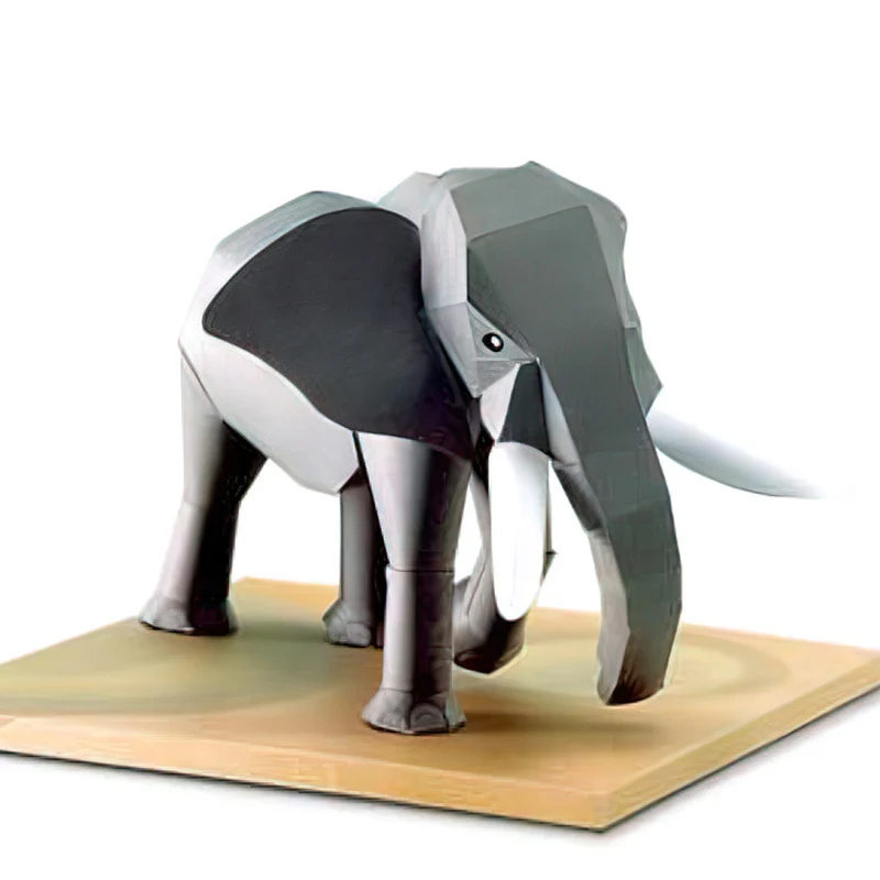 Kids Toys Elephant - الفيل الأفريقي اوريغامي الفن البسيطة ثلاثية