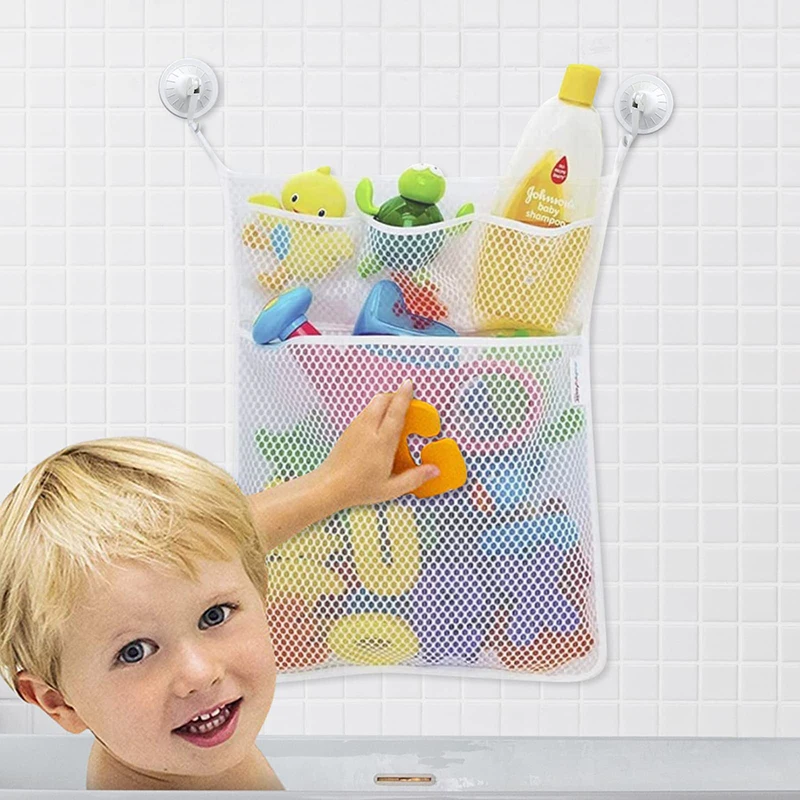 Kids Storage Toys - ألعاب حمام استحمام الطفل، شبكة تخزين