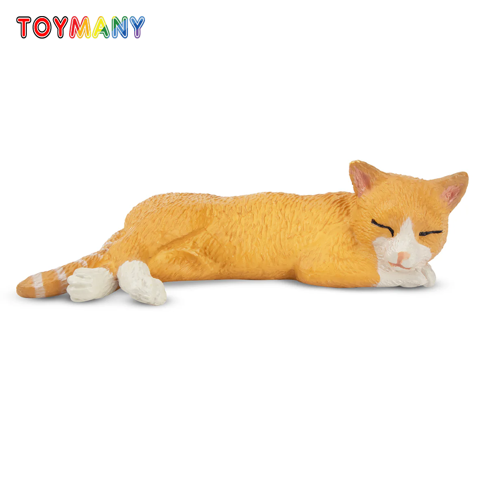 Kids Toys Under $5 - Toymany محاكاة الكذب البرتقال القط القط