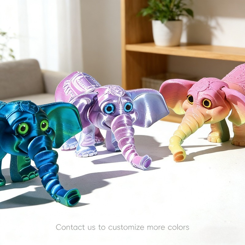 Kids Toys Elephant - نموذج فيل ثلاثي الأبعاد بطول 10