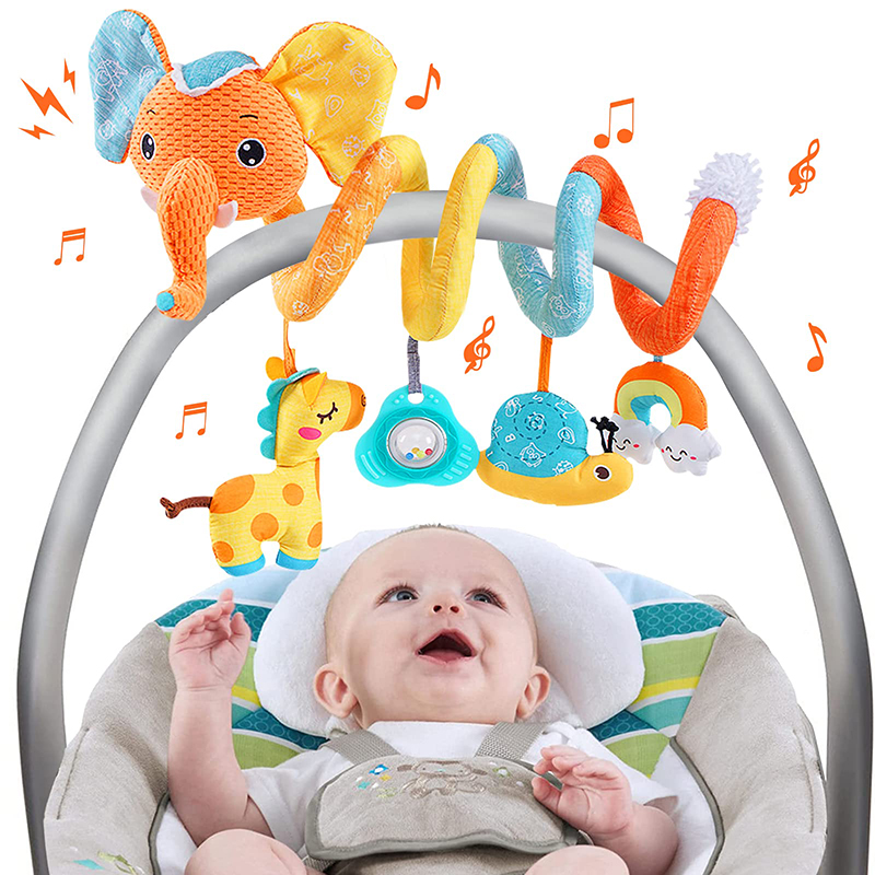 Kids Toys Elephant - مقعد السيارة لعب الرضع اللون الفيل