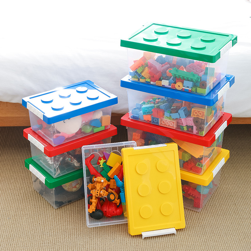 صندوق تخزين مكعبات البناء للأط - مراجعة Kids Storage Toys وسعره