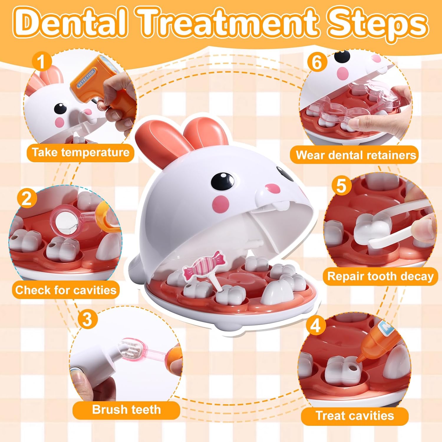 مجموعة أدوات طبيب الأسنان للعب - مراجعة Kids Toys Doctor Set وسعره
