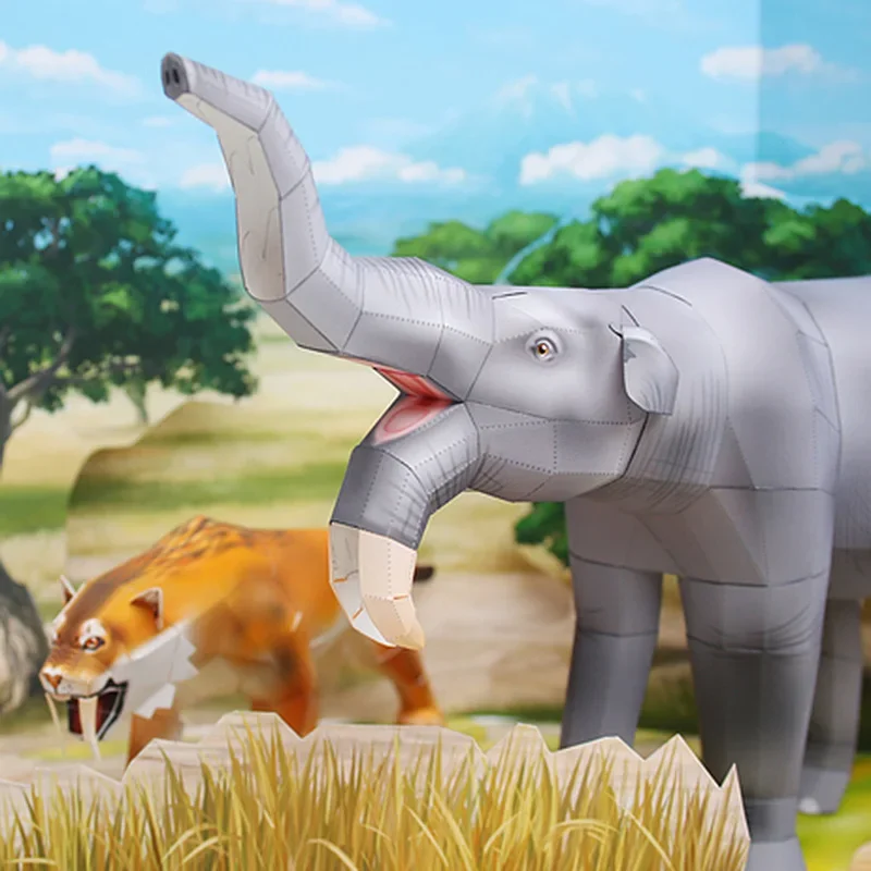 Deinotherium الفيل اوريغامي ال - مراجعة Kids Toys Elephant وسعره