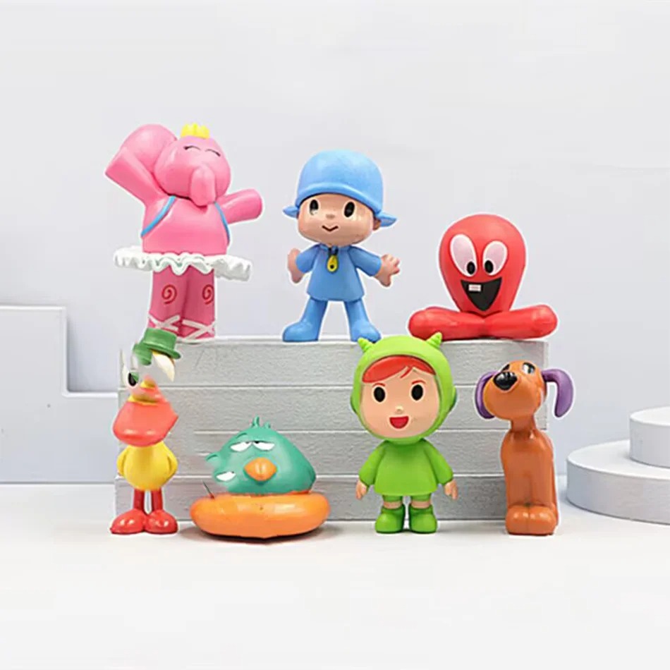 مجموعة من 7 قطع شخصيات بوكويو  - مراجعة Kids Toys Elephant وسعره