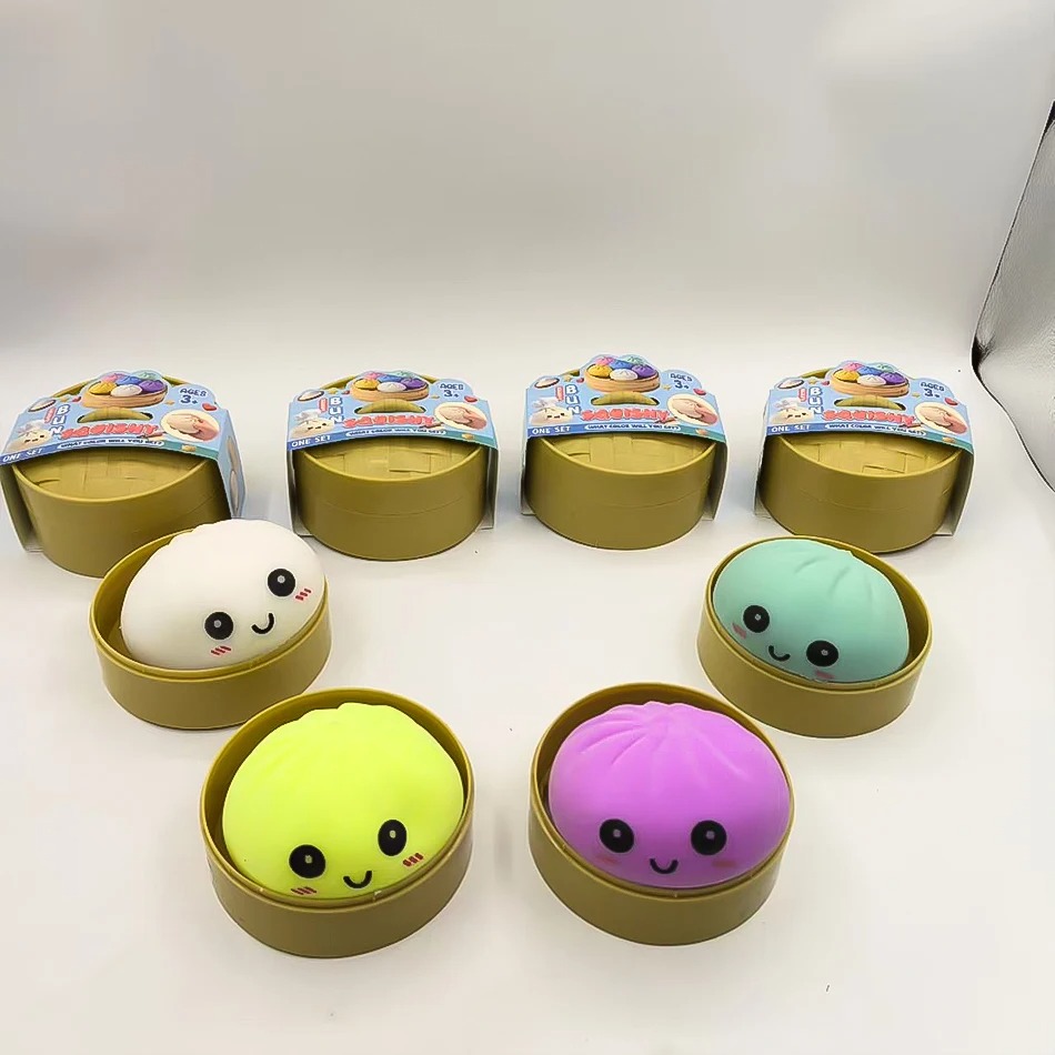 لعبة تخفيف التوتر على شكل زلاب - مراجعة Kids Toys Dumplings وسعره
