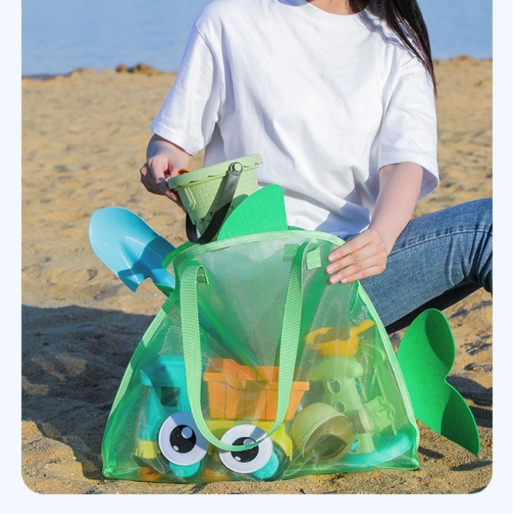 حقائب شاطئ شبكية للأطفال بتصمي - مراجعة Kids Storage Toys وسعره