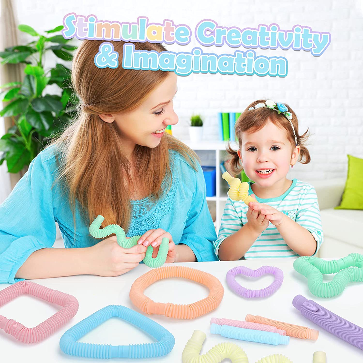 أنابيب ملونة قابلة للتمدد، لعب - مراجعة Kids Toys Play Youtube وسعره