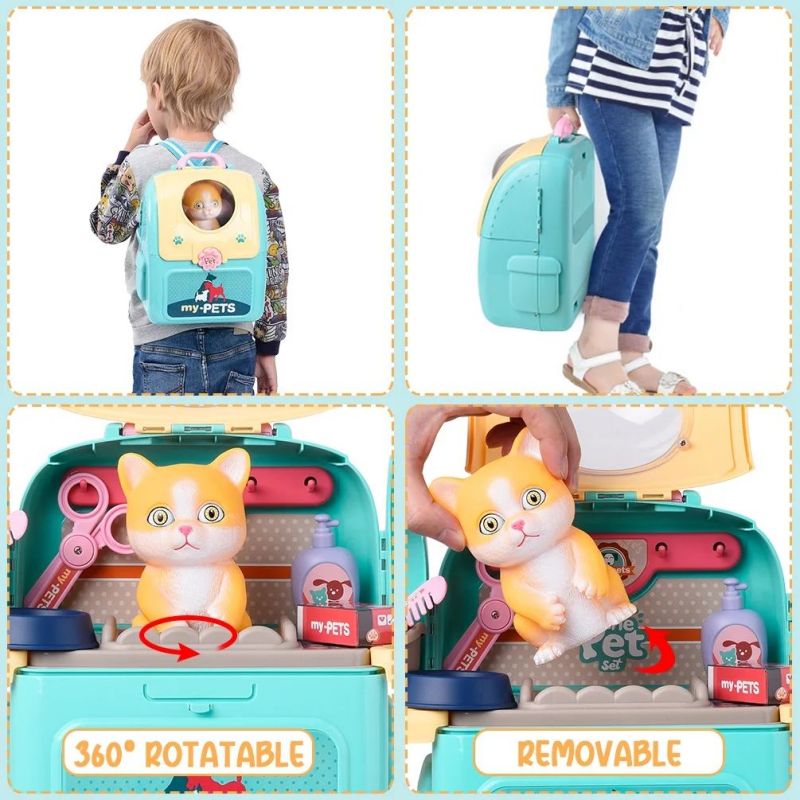 مجموعة لعب رعاية الحيوانات الأ - مراجعة Kids Toys Doctor Set وسعره
